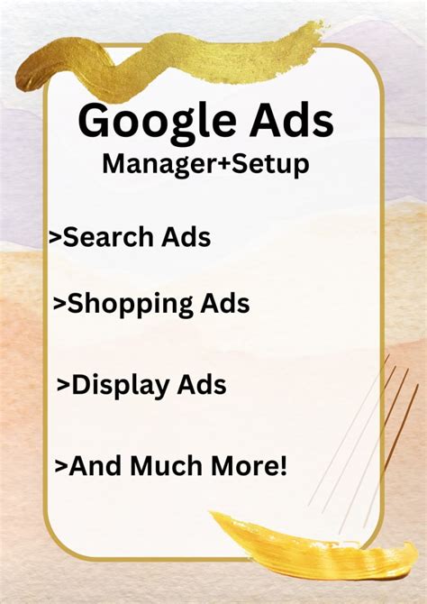Setup, manage and optimize your google ads ppc campaigns by .
